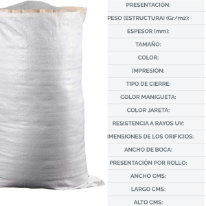 SACO BLANCO/BLANCO 60X90
